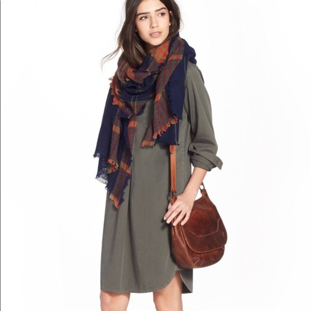 Madewell Garment Dye Cotton Shirtdress